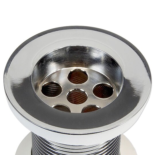 Bild 2 - Ablaufgarnitur mit Stopfen für Waschbecken - ohne Überlauf - Länge 60 mm