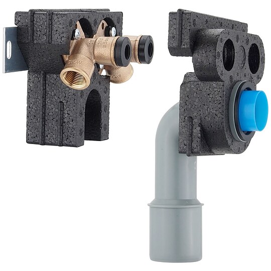 Bild 2 - SANI-BOX 3-G - Waschtisch-Unterputz-Anschlussbox mit 1/2 Zoll Innengewinde - Stichmaß: 60 mm