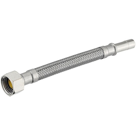 Bild 2 - Flexibler Verbindungsschlauch - 1 x berwurfmutter 3/8'' mit Dichtung und 1 x Rohrstutzen 10 mm - Lnge 300 mm