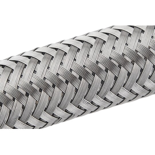 Bild 3 - Flexibler Verbindungsschlauch - 1 x berwurfmutter 3/8'' mit Dichtung und 1 x zylindrisches Auengewinde 3/8'' - Lnge 500 mm