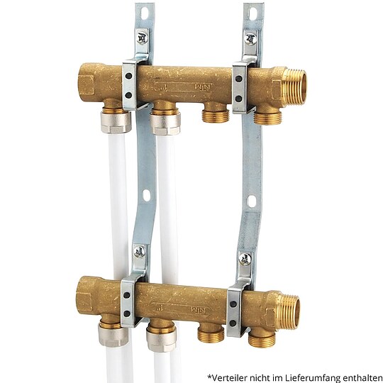 Bild 2 - Halter-Set fr Verteiler - flache Ausfhrung