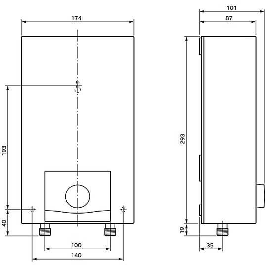 Bild 4 - Vaillant Elektro-Durchlauferhitzer electronicVED lite E 11-13/1 L O - Übertischgerät - 0010044427