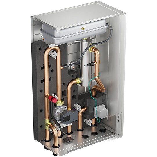 Bild 4 - Haier Split Luft-Wasser-W�rmepumpe Inneneinheit - HPM06(12)-ND2-WW1