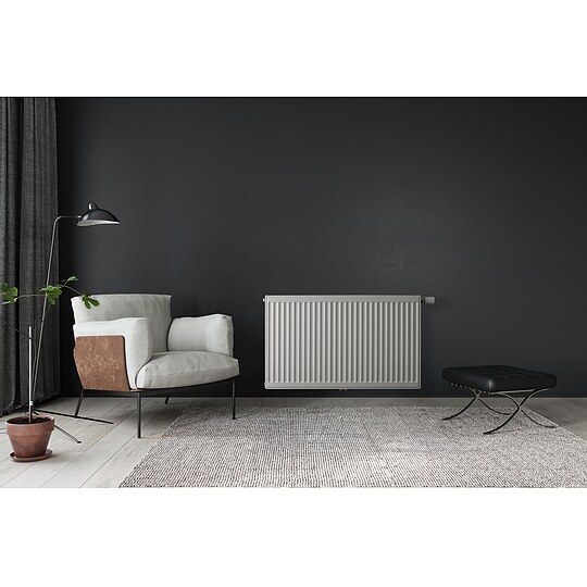 Bild 10 - Buderus Ventil-Heizk�rper Logatrend VCM-Profil.2 H 600 L 2000 Typ 21 - 2078/1298 Watt - Set mit Thermostatkopf