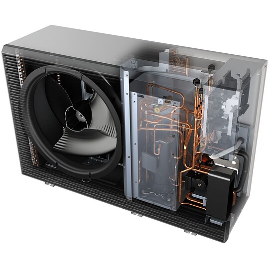 Bild 6 - LG Luft-/Wasser-Wrmepumpe THERMA V R290 Monobloc-Set 12 kW inkl. Kontrolleinheit - HM123HF.KE
