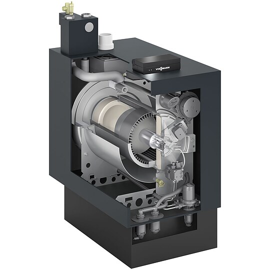 Bild 3 - Viessmann l-Brennwert-Paket Vitoladens 300-C 28,9 kW modulierend mit Regelung Vitotronic 200 und 200l Speicher nebengestellt - Z022420