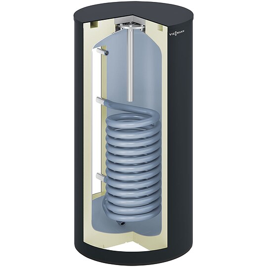 Bild 5 - Viessmann l-Brennwert-Paket Vitoladens 300-C 28,9 kW modulierend mit Regelung Vitotronic 200 und 200l Speicher nebengestellt - Z022420