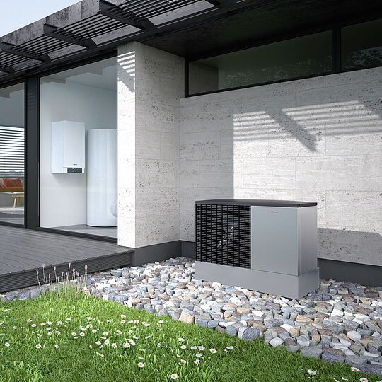 Bild 6 - Viessmann Vitocal 200-A Luft-Wasser-W�rmepumpe Typ AWO-M-E-AC 201.A04 230V mit Regelung Vitotronic 200 - Z015192