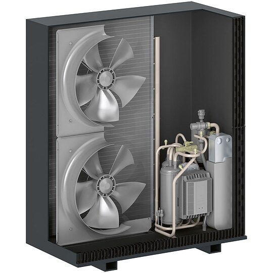 Bild 5 - Viessmann Vitocal 252-A Luft/Wasser-Wrmepumpen-Kompaktgert Typ AWOT-E-AC-AF 251.A19 2C 400V mit integrierter Begleitheizung - Z030043