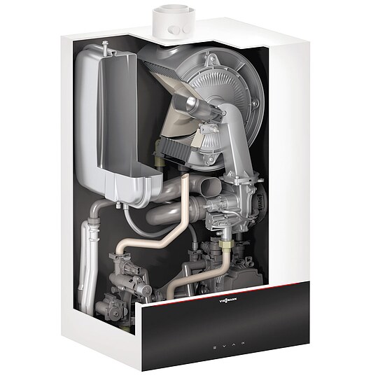 Bild 3 - Viessmann Gas-Brennwert-Paket Vitodens 200-W 25 kW mit Warmwasserspeicher Vitocell 100-W CVAA 200 L