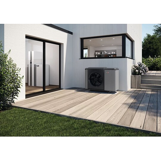 Bild 3 - WOLF Wärmepumpen-Center CHC-Monoblock 10/300-50 inklusive CHA10/400V, Warmwasserspeicher, Reihenpufferspeicher + Bedienmodul - 9146845
