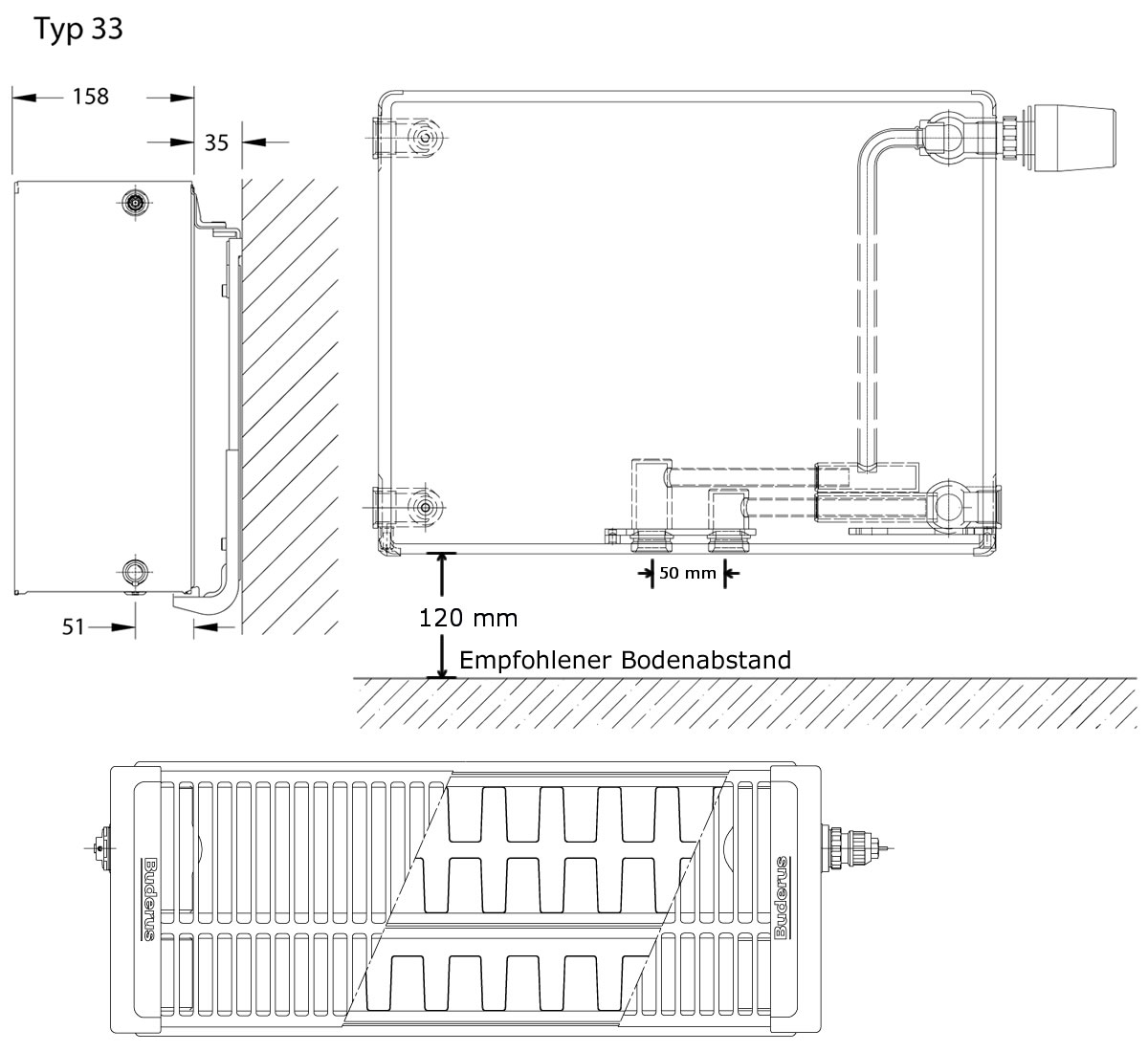 Plan Heizkorper Typ 33