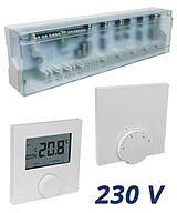 Raumthermostat f�r Fu�bodenheizung - Digital oder Analog - Mit Kabel