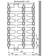 Austauschheizk�rper - Typ 33 - Tiefe 161 mm