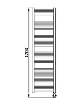 Viessmann Elektro-Badheizkörper - Höhe 1.600 mm