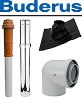 Buderus Abgassysteme / Heizung Abgasrohre - Bis 45 kW