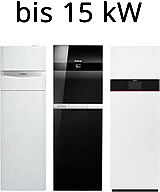 Gas-Brennwert Kompaktgeräte / Gas-Brennwert Zentrale - bis 15 kW Leistung