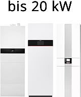 Gas-Brennwert Kompaktgeräte / Gas-Brennwert Zentrale - bis 20 kW Leistung