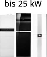 Gas-Brennwert Kompaktgeräte / Gas-Brennwert Zentrale - bis 25 kW Leistung