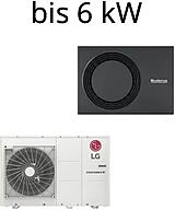 Luft/Wasser Wärmepumpen - Monoblock Bauweise bis 6 kW Leistung