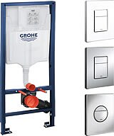 Grohe Rapid SL - WC Vorwandelement mit Drckerplatte