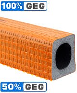 PE Isolierschlauch EXZENTROFLEX COMPACT in Stangen