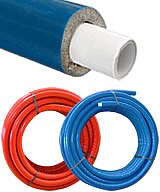 Alu-Verbundrohr isoliert (vorgedmmt)