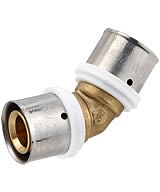 Pressfittinge für Alu Verbundrohr - Winkel 45°