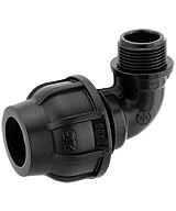 GEBO PE Klemmverbinder - Winkel mit AG