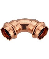 Pressfittinge für Kupferrohr - Bogen 90° für V-Kontur