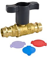 Press-Kugelhähne für Solar