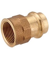 Pressfittings für Kupferrohr - Übergänge mit Innengewinde
