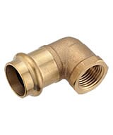 Pressfittinge für Kupferrohr - Winkel mit Innengewinde