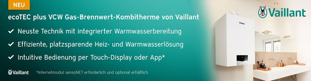 Vaillant GasBrennwertKombitherme ecoTec plus VCW