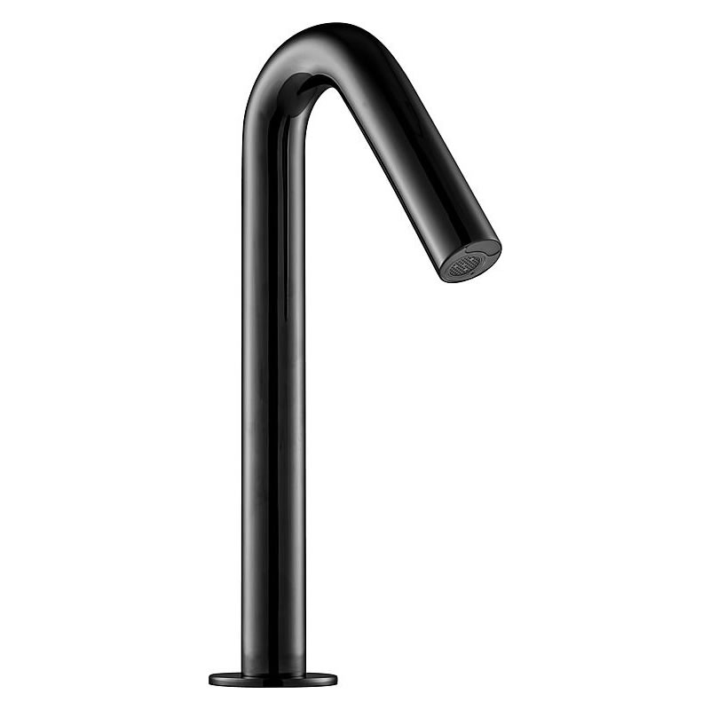 Waschtischarmatur Benkiser Sintra, Ausladung 109 mm, IR-Sensor, Netzbetrieb, schwarz - 1995263-F02