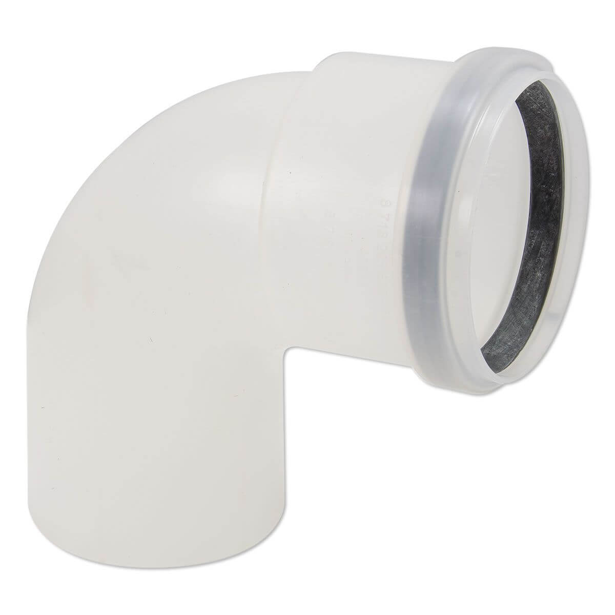 Buderus PP-Abgasrohr-Bogen Ø 80 mm - 87° - 7738112654