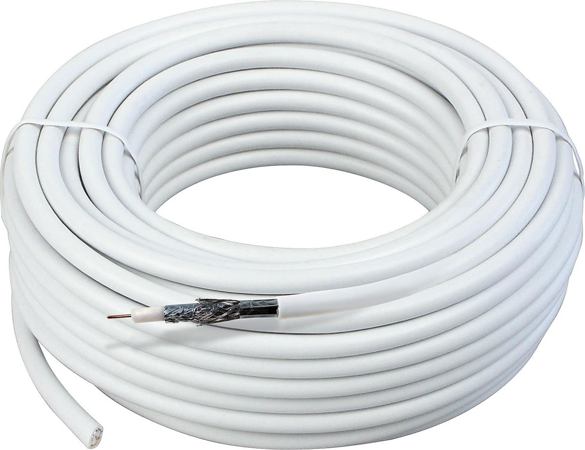 Koaxialkabel Schwaiger 110dB 7,0 mm - Länge 40,0 m ** 1m/0,96 EUR