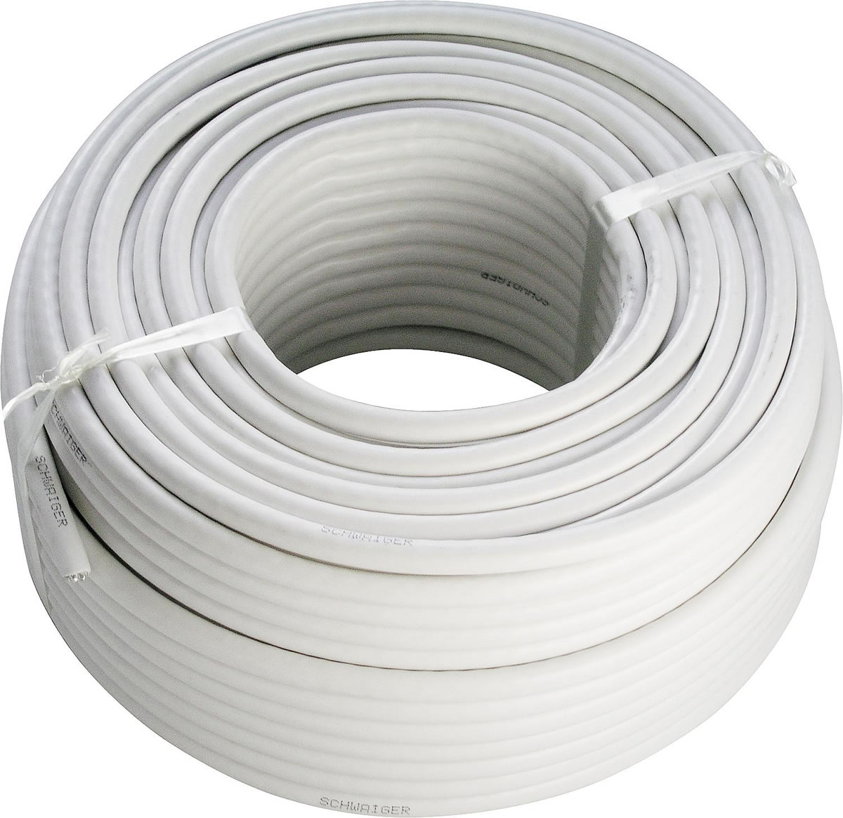Koaxialkabel Schwaiger 90dB 7,0 mm - Länge 40,0 m ** 1m/0,50 EUR
