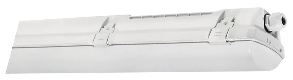 Dotlux MISTRALbasic LED-Feuchtraumleuchte 1500 mm, max 54W, 4000K - gefrostet - 1455 x 98 x 84 mm