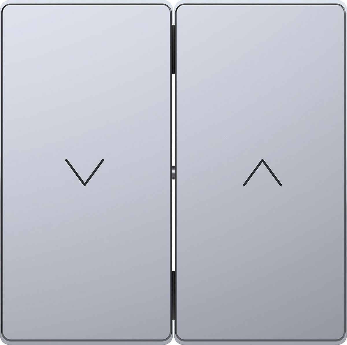 Wippe neutral mit Kontrollfenster System Design Edelstahl