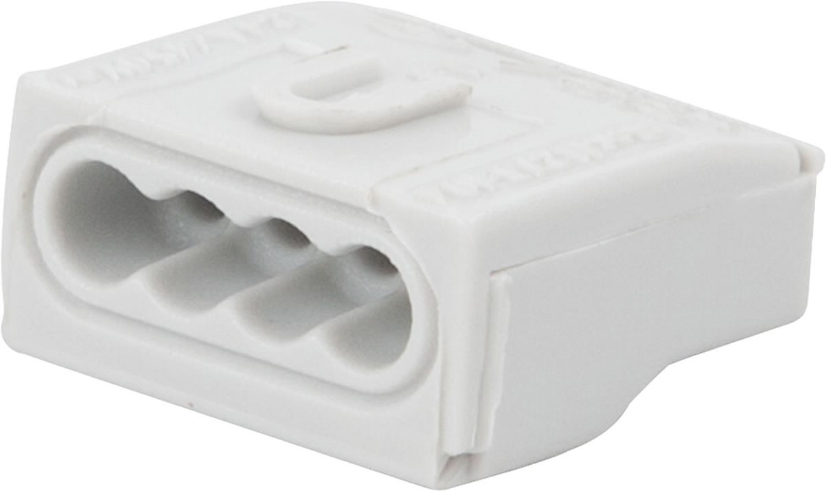 Steckklemme 4-polig, anreihbar,1 mm² - 2,5 mm²