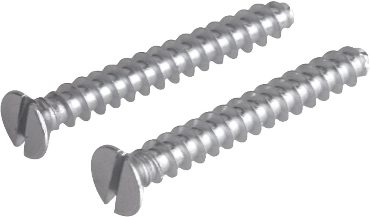 Geräteschrauben Schlitz 100 Stück, für gängige Gerätedosen, Ø 3,2 mm - Länge 25 mm