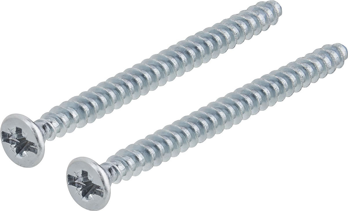 Geräteschrauben Kombi-Kreuzschlitz 100 Stück, für gängige Gerätedosen, Ø 3,2 mm - Länge 40 mm