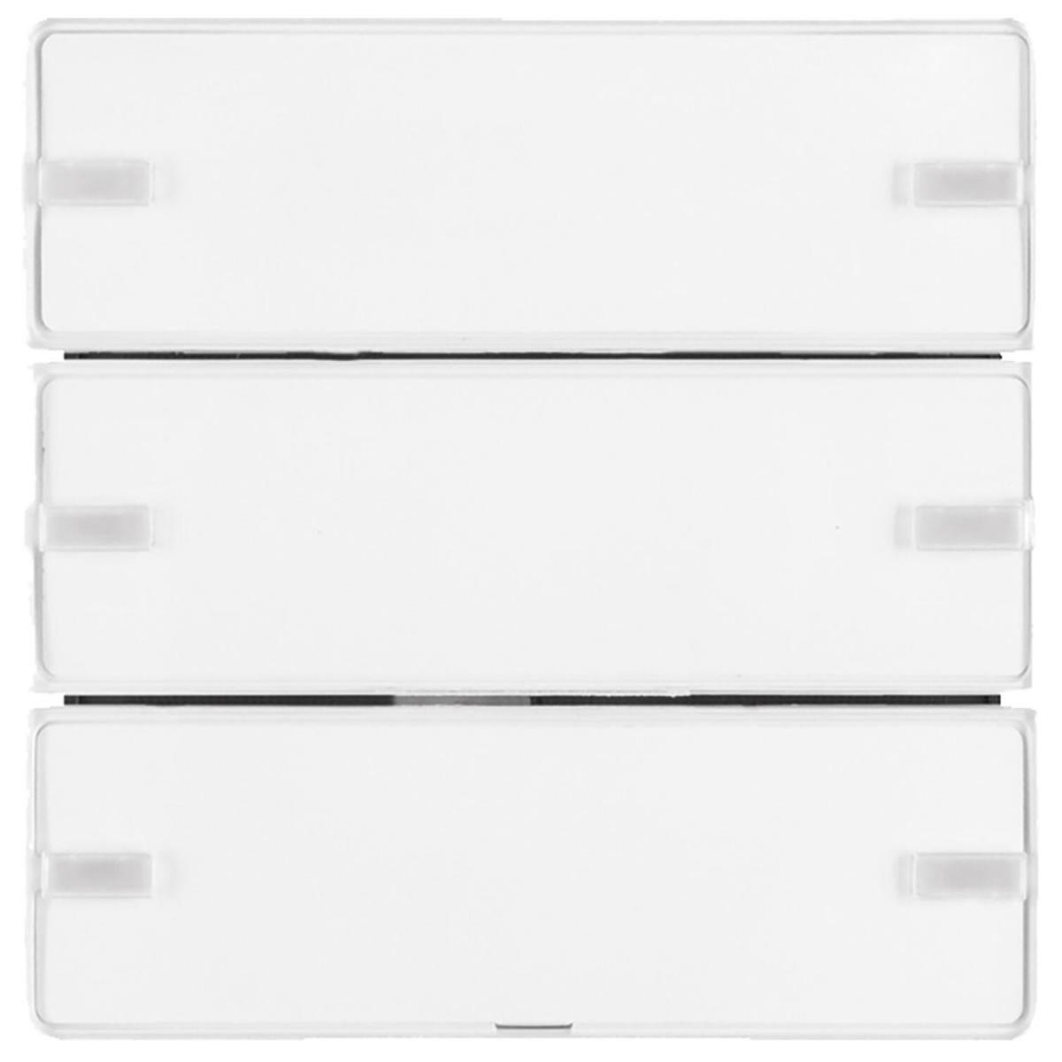 Berker Tastsensor Komfort Q.x 3-fach mit Beschriftungsschild KNX polarweiß samt