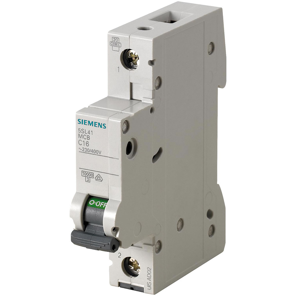 Leitungsschutzschalter Siemens, 10KA, 1-polig, C16A, 5SL4116-7