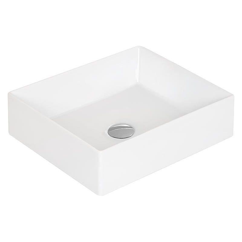 Aufsatz-Waschtisch Elayla 450 x 130 x 380 mm, Keramik, weiß - 93 054 33