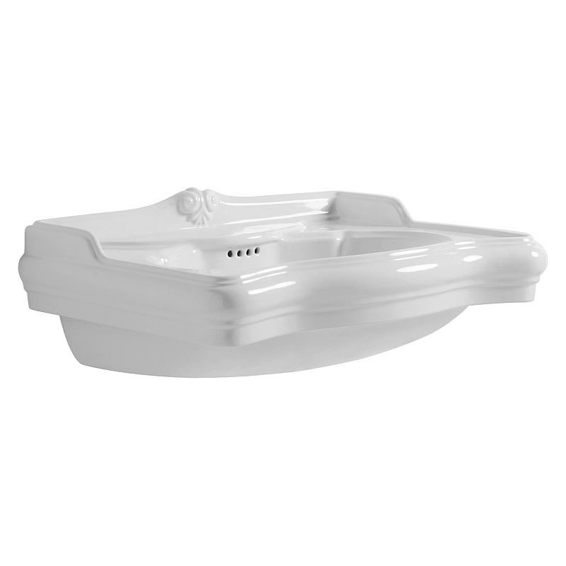 Waschtisch JUBILÄUM 610 x 270 x 510 mm, Keramik, weiß - 93 069 20