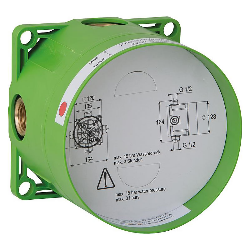 Tec Box Grundkörper für Wannen/Brausemischer und Unterputz-Thermostate - 93 069 80