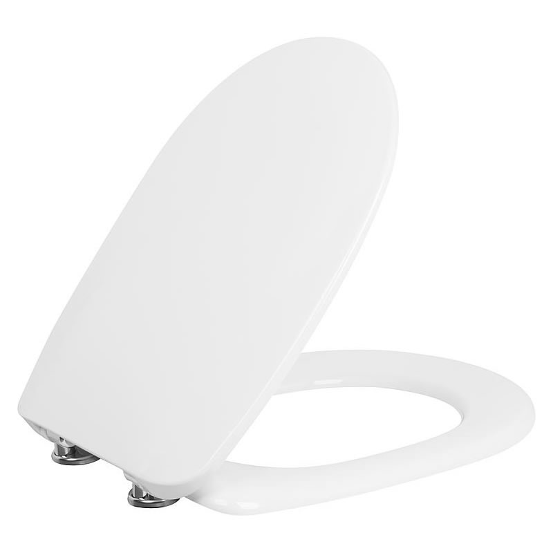 WC-Sitz Piorini, Softclose, aus Duroplast, Edelstahlscharnier, weiß - 93 102 56
