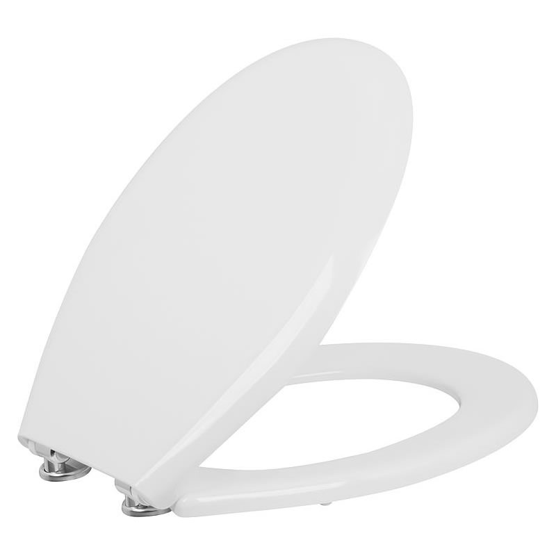 WC-Sitz Tibali, Softclose, aus Duroplast, Edelstahlscharnier weiß - 93 102 58